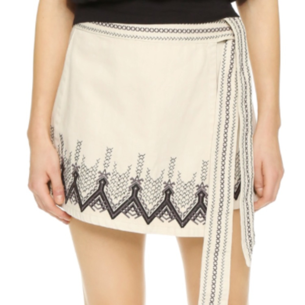 Free People Dream Away mini skirt